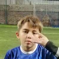 Mateo, alumno de Matías, en la cancha